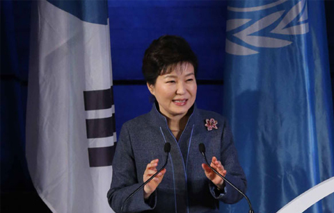 박 대통령, "폭력주의의 악순환 해결 위해 교육 필요"