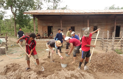 라오스 오지마을 학교, 한국 직장인들이 짓는다