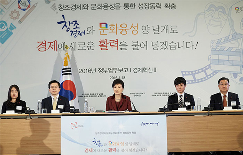 ‘창조경제, 문화융성’을 통한 경제재도약
