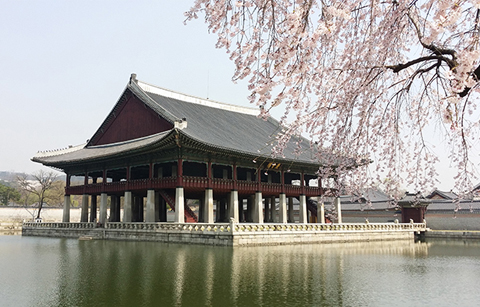 궁의 아름다움, 경회루에서 감상하세요