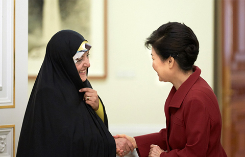 박 대통령, '한-이란 협력, 실질 성과로 구체화되길'