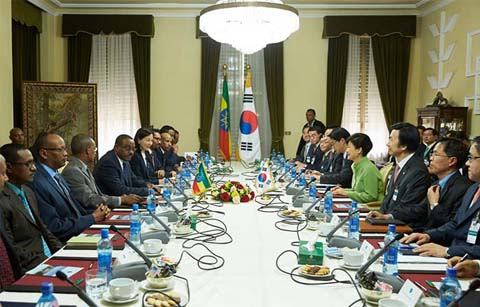 한-에티오피아, 섬유•인프라•ICT 협력 확대