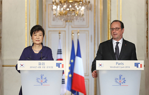 한ㆍ불 정상, 미래 협력 방향 제시