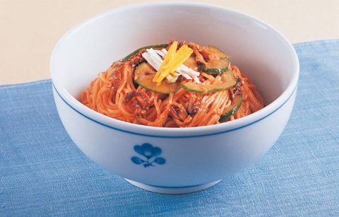 한국요리 조리법: 비빔국수