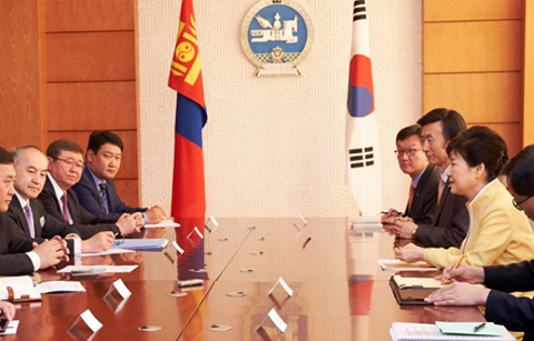 박 대통령, ‘한-몽골, 경제협력 확대 기대’