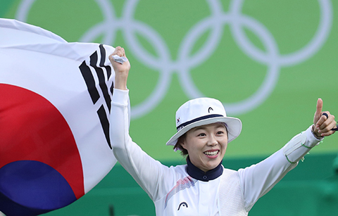 여자양궁선수 장혜진