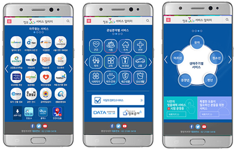 손끝으로 만나는 정부3.0