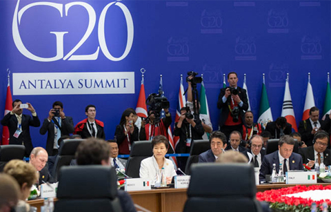 박 대통령, G20, 한•아세안 정상회의 참석