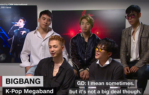 ‘빅뱅’, CNN 토크아시아 출연