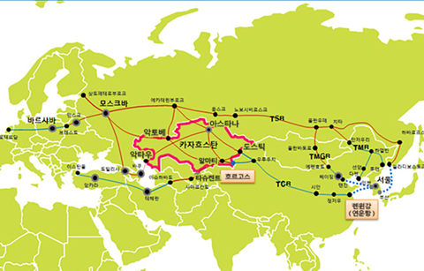 	‘유라시아 대륙철도’, 한-카자흐스탄 물류운송력 강화