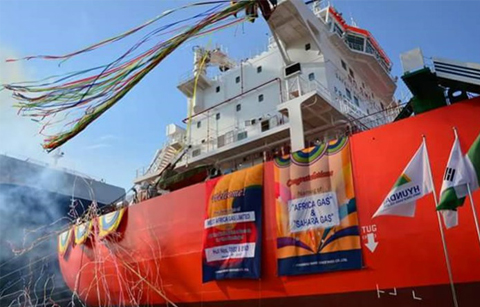 한국건조 LPG운반선, 나이지리아 에너지 수출에 기여