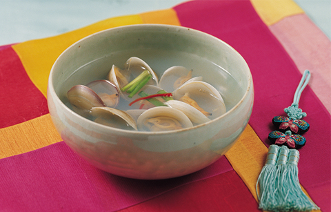 	한국요리 조리법 시리즈: 조개탕