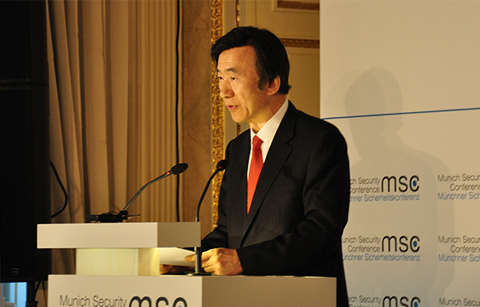 	윤 외교장관, 뮌헨안보회의서 북핵문제 국제사회 공조 촉구