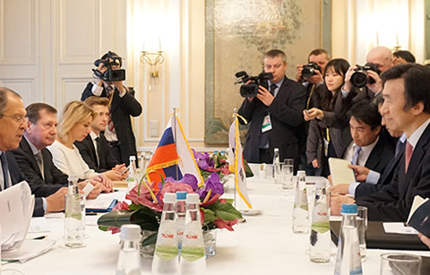 	윤 외교장관, 뮌헨에서 북핵외교 가동