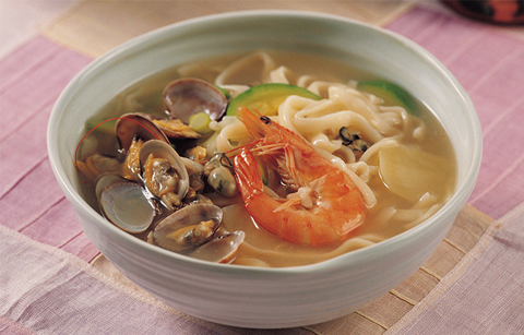 한국요리 조리법 시리즈 해물칼국수