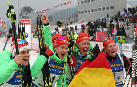 설원을 빛낸 팀워크