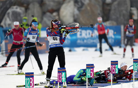 	한국 바이애슬론, ‘평창’ 파란불