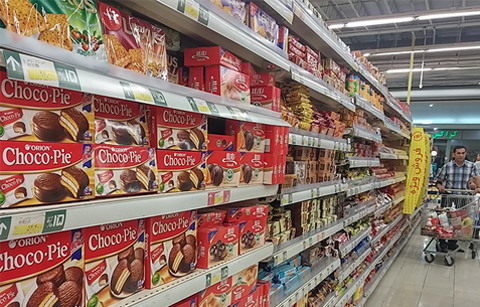 한국 과자, 해외에서 인기 상승