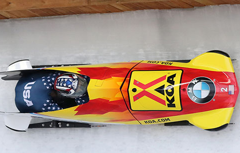 	美 여자 봅슬레이, ‘평창 준비 완료’