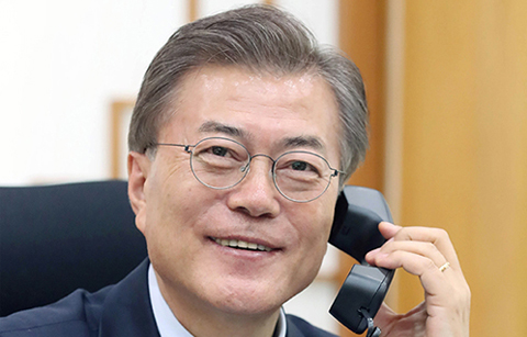 	문 대통령, 호주, 영국, 독일, 러시아와 정상 통화