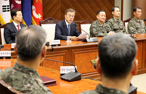 	문 대통령, ‘북 도발 대처할 역량 키울 것'