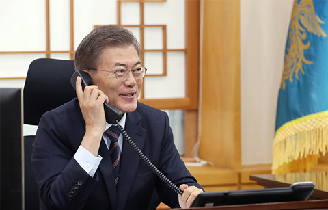 	문 대통령, 인도네시아 대통령과 정상 통화