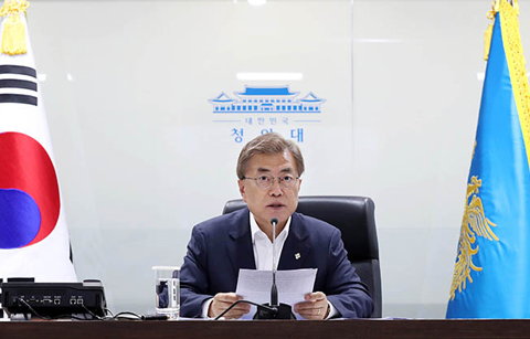 문 대통령, NSC 전체회의 첫 주재