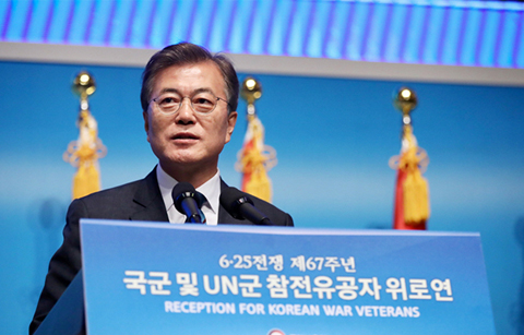 문 대통령, “6·25 참전용사는 대한민국의 자랑이고 역사”