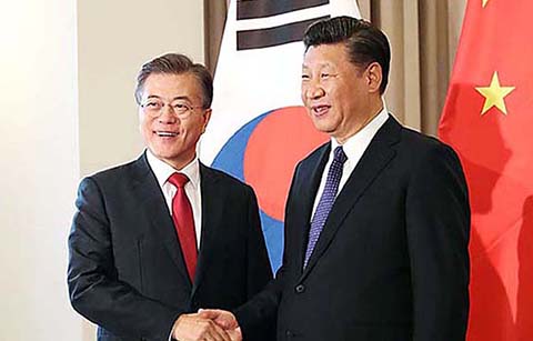 한·중 정상, ‘전략적 협력동반자 관계’ 강조