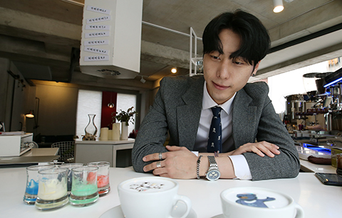 이강빈 바리스타의 커피 안 ‘수호랑’과 ‘반다비’