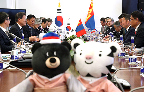 한·몽골 정상회담, ‘안보 협력 강화’