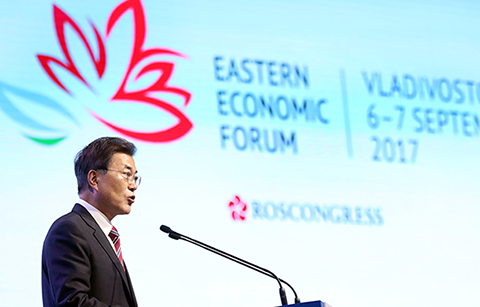 문 대통령, ‘한∙러 사이에 9개의 다리를 놓자’