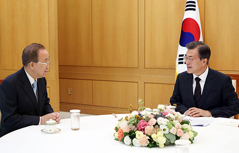 반기문 전(前) 유엔 총장 접견