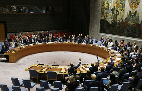 유엔 안보리 대북제재 ‘결의안 2375호’ 만장일치 채택