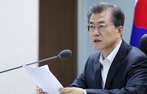 문 대통령, 북한 도발 직후 NSC 긴급소집