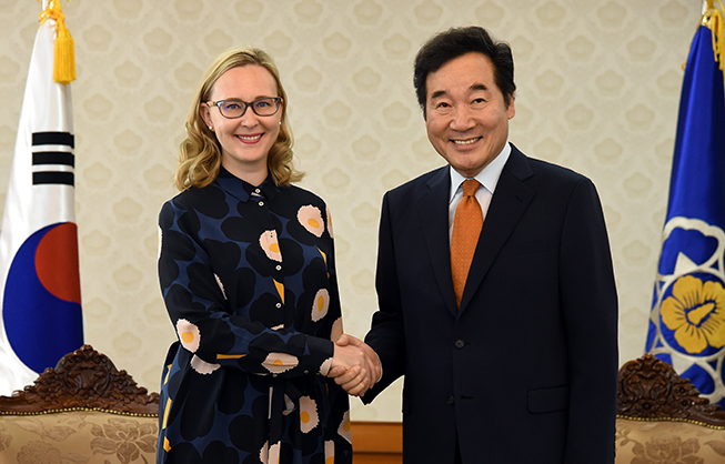 이 국무총리, 로헬라 핀란드 국회의장 면담