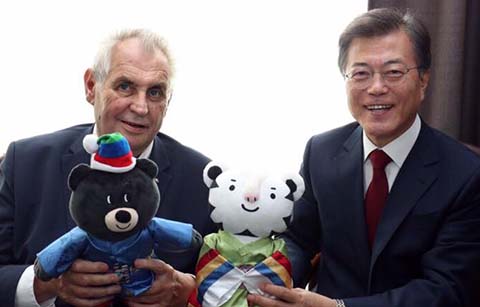 한·체코 정상, ‘양국 협력관계 및 대북공조’ 논의