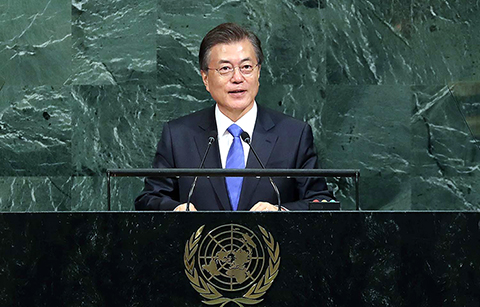 문 대통령, ‘촛불혁명은 유엔정신이 이룬 역사의 현장’