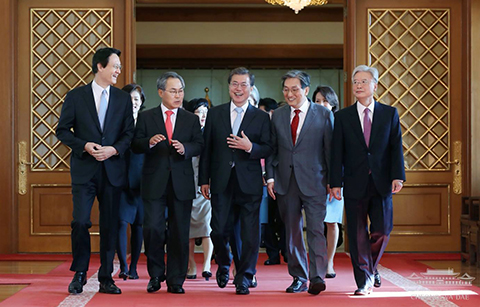 미국•중국•러시아•일본 대사 신임장 수여