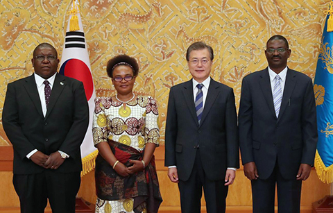 6개국 주한대사 신임장 