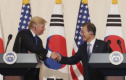 트럼프 美 대통령, '한국은 함께 싸우고 번영한 친구'