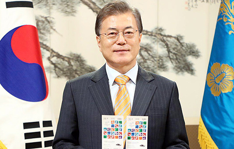 문 대통령, ‘2018 평창 아이디어 올림픽 참여 20명과 오찬’