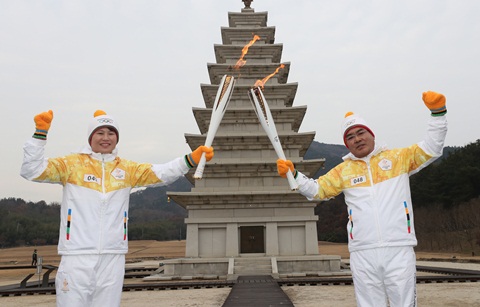 '2018 평창 동계올림픽' 성화 여정 - 전라북도