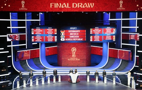 한국, 독일·멕시코·스웨덴과 ‘러시아 월드컵’ F조 편성