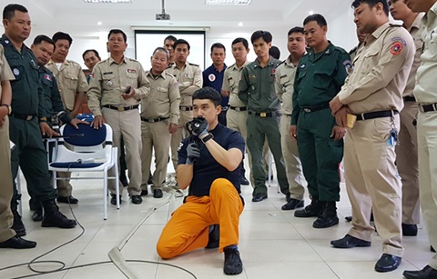 한국, 캄보디아 소방기술에 협력