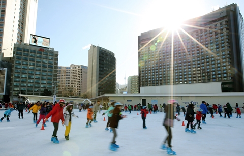 서울 도심에서 즐기는 겨울