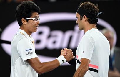 금의환향 정현, "더 높은 곳으로"