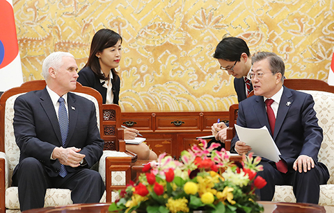 문 대통령, ‘한미공조가 남북대화, 북한의 평창참가에 기여’