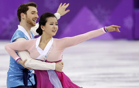 ‘은반 위 아리랑’ 펼친 한국 아이스 댄스