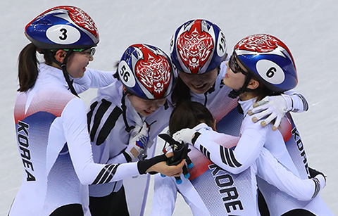 한국 여자 쇼트트랙, ‘3,000m 계주 올림픽 2연패’ 